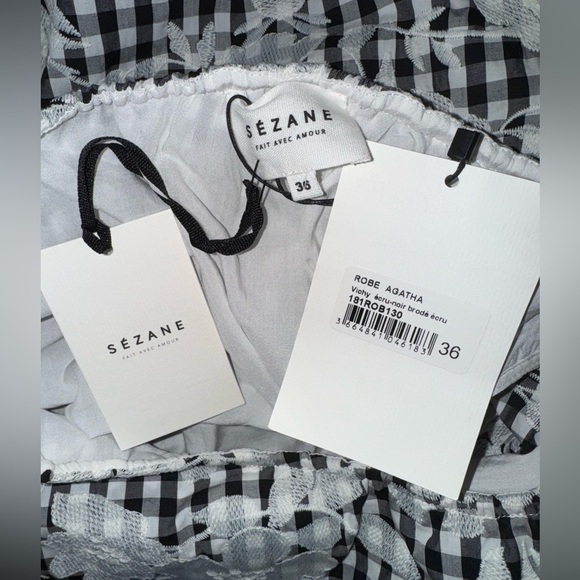 Sézane- NWT- ROBE AGATHA- size 36 - Picture 7 of 8